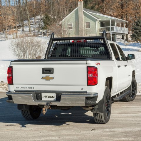 ARIES Automotive Headache Racks and Window Guards 1110105 Rack, AdvantEDGE, 07-16 SILVERADO/SIERRA 2500/3500 SINGLE AXLE 8' BOX thumbnail 8