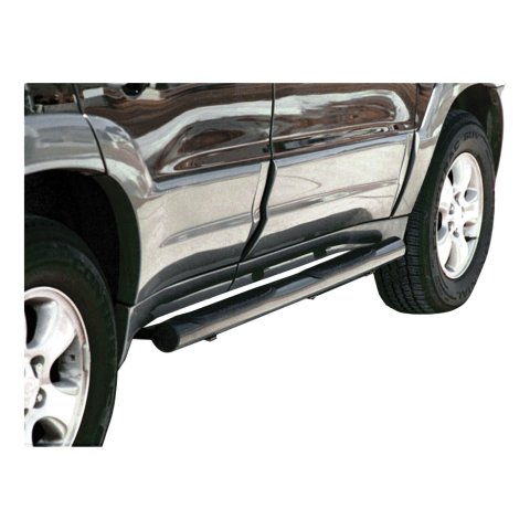 Aries Automotive 3 in. Round Side Bars for 2001-2007 ESCAPE, 2001-2006 TRIBUTE - 203012 Step Bars, Diameter, Steel, Black Powdercoated, Ford, Mazda, Pair thumbnail 1