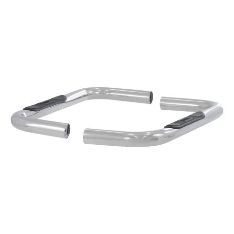 Aries Automotive 3 in. Round Side Bars 204044-2 Step Bars, Diameter, Stainless Steel, Polished, Chevy, GMC, Pair thumbnail 2