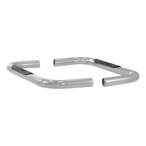 Aries Automotive 3 in. Round Side Bars 204044-2 Step Bars, Diameter, Stainless Steel, Polished, Chevy, GMC, Pair thumbnail 3