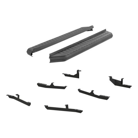 Aries Automotive AeroTread Running Boards 2061019 Boards, Aluminum/Stainless Steel, Black Powdercoated, 5 in. Boards, 70.00 in. Length, For Hyundai, Pair thumbnail 3