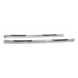 Aries Automotive 3 in. Round Side Bars for 2011-2019 EXPLORER - 203041-2 Step Bars, Diameter, Stainless Steel, Polished, Ford, Pair thumbnail 7