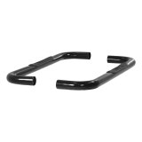 Aries Automotive 3 in. Round Side Bars for 2003-2008 RAM 3500, 2500, 2002-2008 1500 - 205013 Step Bars, Diameter, Steel, Black Powdercoated, Dodge, Pair thumbnail 3