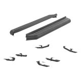 Aries Automotive AeroTread Running Boards 2061032 Boards, Aluminum/Stainless Steel, Black Powdercoated, 5 in. Boards, 70.00 in. Length, Jeep, Pair thumbnail 2