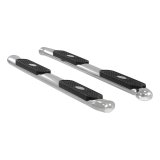 Aries Automotive 4 in. Oval Side Bars S221008-2 Step Bars, Oval, in., Stainless Steel, Polished, Jeep, Pair thumbnail 3