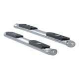 Aries Automotive 4 in. Oval Side Bars for 2009-2016 ACADIA, TRAVERSE - S224031-2 Step Bars, Oval, in., Stainless Steel, Polished, Chevy, GMC, Pair thumbnail 2