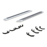 Aries Automotive AdvantEDGE 5.5 in. Side Bars for 2017-2018 RIDGELINE - 2555030 Step Bars, Diameter, Aluminum, Chrome Powdercoated, Pair thumbnail 4