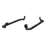 Aries Automotive 3 in. Round Side Bars 205041 Nerf and Step Bars, Bars, Steel, Black, Polished, Powdercoated, 3.00 Diameter, Dodge, Pair thumbnail 3