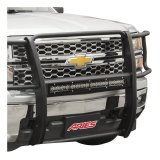 ARIES Automotive Grilles and Grille Inserts PC30OB Guard Face Plate, Pro Series, (1)30In, Bl, 30" OPEN FACE, GLOSS BLACK STEEL thumbnail 1