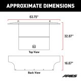 ARIES Automotive Storage Systems and Cargo Holders ALC25000-00 Security Lid, Aluminum, 2007-15 JK 4DR thumbnail 6