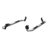 Aries Automotive 3 in. Round Side Bars 205041-2 Nerf and Step Bars, Bars, Stainless Steel, Polished, 3.00 Diameter, Dodge, Pair thumbnail 2