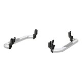 Aries Automotive 3 in. Round Side Bars 205039-2 Nerf and Step Bars, Stainless Steel, Polished, 3.00 Diameter, Dodge, Pair thumbnail 4