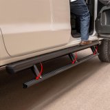 Aries Automotive ActionTrac Powered Running Boards 3047913 Board, ActionTrac, Aluminum, Black Satin Powdercoated, Cab Length, 83.000 in. Long, Powered, Lighted, MegaCab, Dodge, RAM, Pair thumbnail 4