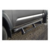 Aries Automotive ActionTrac Powered Running Boards for 2005-2023 TACOMA - 3047953 Power Boards, ActionTrac, Aluminum, Black Powdercoated, Toyota, Crew Cab, Kit thumbnail 1