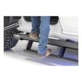Aries Automotive ActionTrac Powered Running Boards for 2005-2023 TACOMA - 3047953 Power Boards, ActionTrac, Aluminum, Black Powdercoated, Toyota, Crew Cab, Kit thumbnail 3