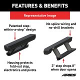 Aries Automotive ActionTrac Powered Running Boards for 2019-2023 RANGER - 3047923 Boards, Powered, Ford, 3025123 & 3025179, Black, Pair thumbnail 8