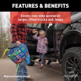 Aries Automotive ActionTrac Powered Running Boards for 2021-2024 BRONCO - 3034472 Boards, Power, Aluminum, Black Powdercoated, Ford, 2-Door, Pair thumbnail 2