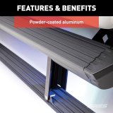 Aries Automotive ActionTrac Powered Running Boards for 2021-2024 BRONCO - 3034472 Boards, Power, Aluminum, Black Powdercoated, Ford, 2-Door, Pair thumbnail 7