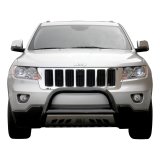 Aries Automotive 3 in. Bull Bars for 2011-2020 GRAND CHEROKEE - B35-1003 Grille Guard, Bar, Steel, Black Powdercoated, Jeep, Each thumbnail 1