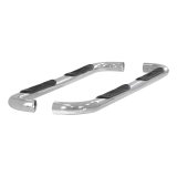 Aries Automotive 3 in. Round Side Bars 203008-2 Step Bars, Side, inch, Stainless Steel, Polished, Ford, Pair thumbnail 1