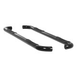 Aries Automotive 3 in. Round Side Bars 203019 Step Bars, Diameter, Steel, Black Powdercoated, Ford, Pair thumbnail 2