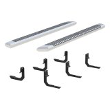 Aries Automotive AdvantEDGE 5.5 in. Side Bars for 2004-2024 TITAN, 2016-2024 TITAN XD - 2555042 Step Bars, Diameter, Aluminum, Chrome Powdercoated, Pair thumbnail 2