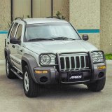 Aries Automotive 3 in. Round Side Bars 201002 Step Bars, Side, inch, Steel, Black Powdercoated, Jeep, Pair thumbnail 1
