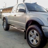 Aries Automotive 3 in. Round Side Bars for 1997-2004 TACOMA - 202001-2 Step Bars, Side, inch, Stainless Steel, Polished, Toyota, Pair thumbnail 1