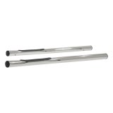 Aries Automotive 3 in. Round Side Bars for 1997-2004 TACOMA - 202001-2 Step Bars, Side, inch, Stainless Steel, Polished, Toyota, Pair thumbnail 5