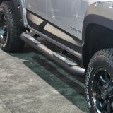 Aries Automotive Big Step 4 in. Round Side Bars AL234051 Bars, 4" Step, Al, Bl Tex, 2015-17 COLORADO/CANYON CREW CAB thumbnail 1
