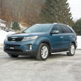 Aries Automotive AeroTread Running Boards for 2014-2020 SORENTO - 2051028 Boards, Aluminum/Stainless Steel, Polished, Full Length, 67.00 in. Length, For Kia, Pair thumbnail 1