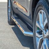 Aries Automotive AeroTread Running Boards 2051039 Boards, Aluminum/Stainless Steel, Polished, Full Length, 67.00 in. Length, For Hyundai, For Kia, Pair thumbnail 2