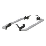 Aries Automotive 3 in. Round Side Bars 215045 Step Bars, Stainless Steel, Black Powdercoated, Gloss, 3.00 Diameter, 84.690 Length, Ram, Pair thumbnail 6