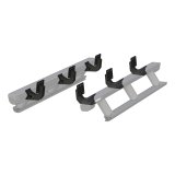 Aries Automotive ActionTrac Mounting Brackets for 2019-2021 1500 - 3025117 Running Board Component, Bracket, ActionTrac, Black Powdercoated, Ram, Kit thumbnail 1