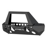 Aries Automotive TrailChaser Front Bumper with Corner and Brush Guards for 2020-2025 GLADIATOR, 2018-2025 WRANGLER - 2082093 Bumpers, Fabricated, Aluminum, Black Powdercoated, Textured, Front, Center Section, Guards, Guard, Jeep, Kit thumbnail 2