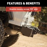 Aries Automotive TrailCrusher Rear Bumpers for 2018-2025 WRANGLER - 2157002 Bumper, TrailCrusher, Jeep, Black, Each thumbnail 5