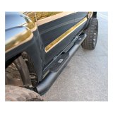 Aries Automotive Big Step 4 in. Round Side Bars for 2005-2023 TACOMA - AL232009 Bars, Step, Diameter, Aluminum, Black Textured Powdercoated, Toyota, Pair thumbnail 2