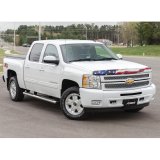 Aries Automotive 6 in. Oval Side Bars 4444001 Step Bars, Stainless Steel, Polished, 6.00 Diameter, 75.00 Length, Chevrolet, GMC, Pair thumbnail 1