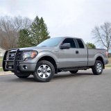 Aries Automotive 6 in. Oval Side Bars 4445019 Step Bars, Aluminum, Black Powdercoated, Gloss, 6.00 Diameter, 85.00 Length, Ford, Pair thumbnail 2