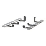 Aries Automotive 6 in. Oval Side Bar Mounting Brackets 4493 Step Brackets, Oval, Chevy, GMC, Kit thumbnail 1