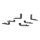 Aries Automotive 6 in. Oval Side Bar Mounting Brackets 4493 Step Brackets, Oval, Chevy, GMC, Kit thumbnail 2