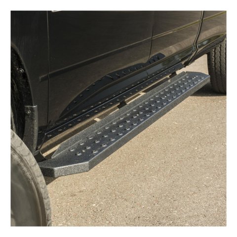 Aries Automotive RidgeStep Running Boards C2853 Boards, Steel, Black Powdercoated, Textured, 53.00 in. Length, Cab, Pair thumbnail 1
