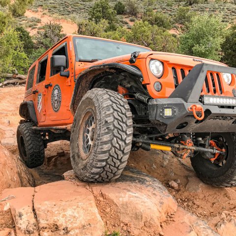 ARIES Automotive - Fender Flares for 2007-2017 WRANGLER, 2018 WRANGLER JK 1500201 Flares, Front 2007-15 FLAT FENDERS/FRONT/BLK ALUM