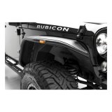 ARIES Automotive - Fender Flares for 2007-2017 WRANGLER, 2018 WRANGLER JK 1500201 Flares, Front 2007-15 FLAT FENDERS/FRONT/BLK ALUM thumbnail 6