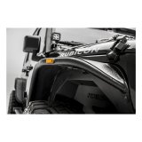 ARIES Automotive - Fender Flares for 2007-2017 WRANGLER, 2018 WRANGLER JK 1500201 Flares, Front 2007-15 FLAT FENDERS/FRONT/BLK ALUM thumbnail 7