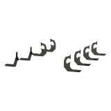 Aries Automotive VersaTrac Mounting Brackets 2055102 Brackets, Carbon Steel, Black Powdercoated, Running Board, Chevrolet, GMC, Kit thumbnail 2