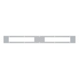 ARIES Automotive Grilles and Grille Inserts PC10OS Guard Face Plate, Pro Series,(2) 10",Bl, 10" TWO OPEN FACE, BRUSHED STAINLESS STEEL thumbnail 6