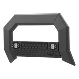 ARIES Automotive - Light Mounting Bars for 2011-2018 1500, 2019-2024 1500 CLASSIC, 2009-2010 RAM 2165100 Bull Bar, Advantedge, Black W/LED'S, 09-17 thumbnail 8