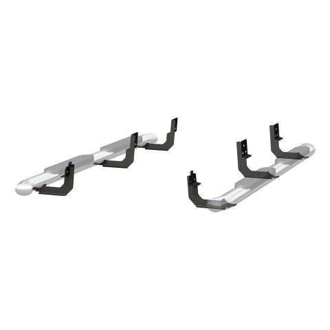 Aries Automotive 4 in. Oval Side Bars S225040-2 Step Bars, Stainless Steel, Polished, 4.00 Diameter, 77.210 Length, Dodge, Pair thumbnail 4