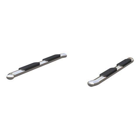 Aries Automotive 4 in. Oval Side Bars S225040-2 Step Bars, Stainless Steel, Polished, 4.00 Diameter, 77.210 Length, Dodge, Pair thumbnail 5